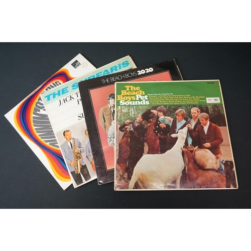 455 - Vinyl - 14 60/70s American West Coast 'surfing' LPs to include Surfaris Play on Brunswick STA8561, 9... 