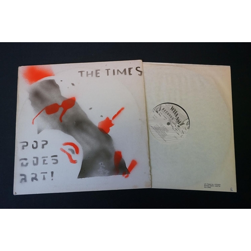 457 - Vinyl - Five The Times LPs to include Pop Goes Art! (LP01, track listing pasted to back cover), This... 