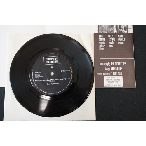 463 - Vinyl -  Punk -.The Cigarettes They're Back Again Here They Come on Company Records CIGCO008, stereo... 