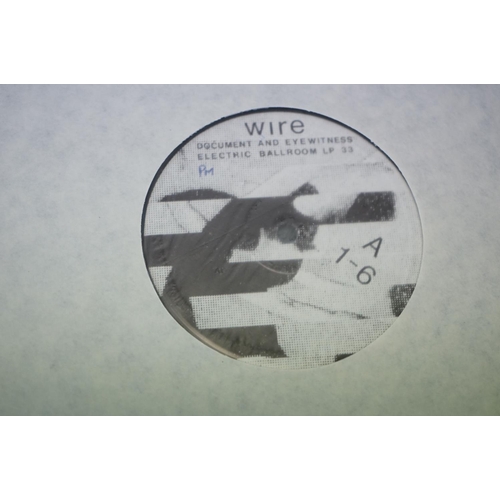 473 - Vinyl - The Wire Document and Eyewitness LP on Roughtrade Roughtrade29 + Rough 2912 vinyl ex & sleev... 