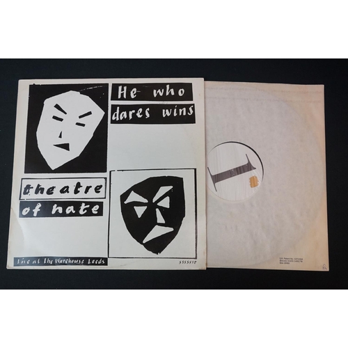 474 - Vinyl - Three Theatre of Hate LPs to include He Who Dares Wins Live at The Warehouse Leeds SSSSS1P w... 