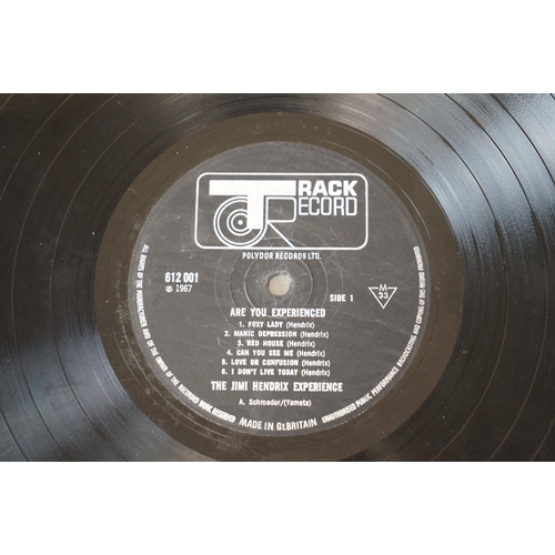 478 - Vinyl - Jimi Hendrix Are You Experienced on Track 612001.  Laminated front only.  Sleeve Vg- with cr... 