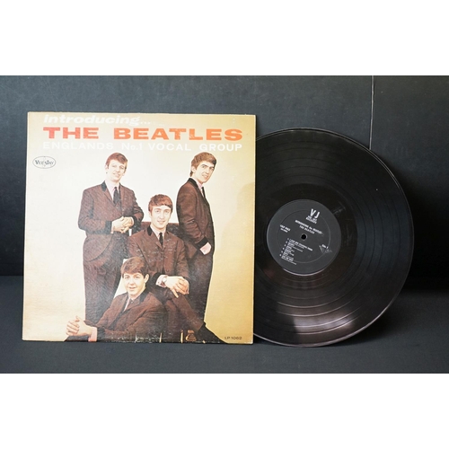 481 - Vinyl - The Beatles 4 LP's to include Introducing The Beatles (LP 1062), With Tony Sheridan & Guests... 