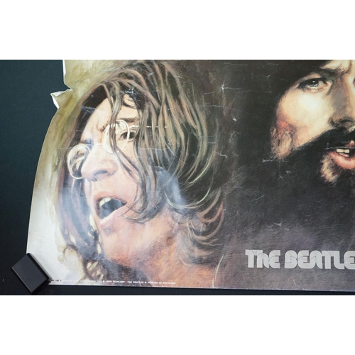 563 - Memorabilia - Rare The Beatles poster by Jorn Beinkamp.  Info to bottom left of poster reads 101256 ... 