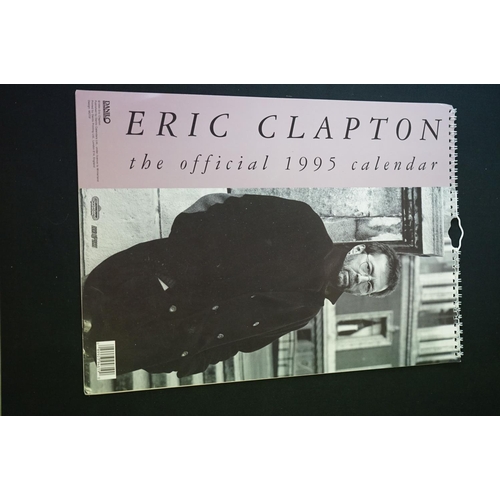 565 - Memorabilia - Collection of 17 Eric Clapton tour programmes, fanzine and a calendar including offici... 