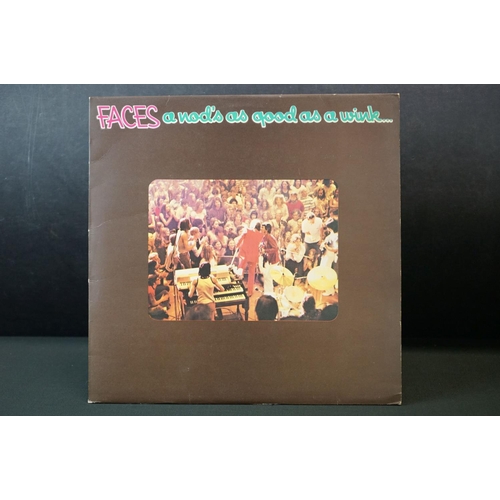 321 - Vinyl - Faces A Nod's As Good As A Wink (K 56006).  Sleeve Vg+  Poster intact .  Vinyl Vg+ with init... 