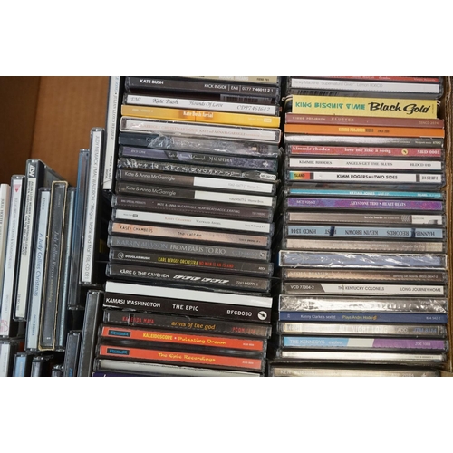 356 - CDs - Around 250 CDs spanning the decades and genres to include Astrid, Alice Cooper, KD Lang, Kate ... 