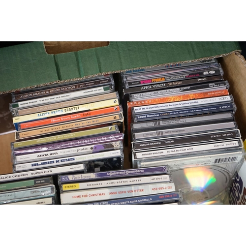 356 - CDs - Around 250 CDs spanning the decades and genres to include Astrid, Alice Cooper, KD Lang, Kate ... 