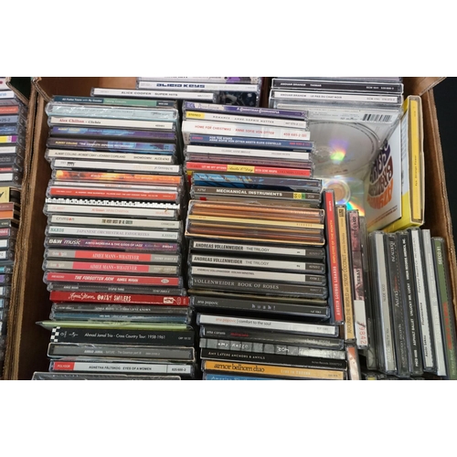 356 - CDs - Around 250 CDs spanning the decades and genres to include Astrid, Alice Cooper, KD Lang, Kate ... 