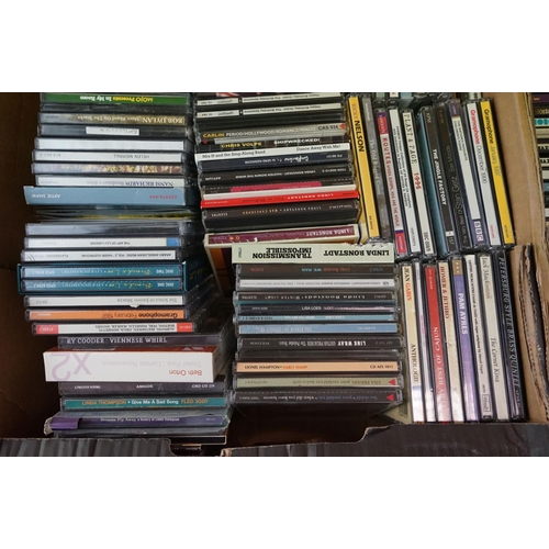 358 - CDs - Around 250 CDs spanning the decades and genres to include Linda Ronstadt, Little Feat, Judy Co... 