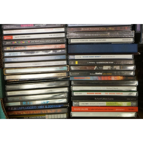 360 - CDs - Around 270 CDs spanning the decades and genres to include The Ramones, The Rascals, Taj Mahal,... 