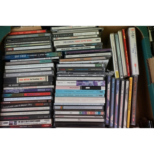 361 - CDs - Around 260 CDs spanning the decades and genres to include Patti Smith, Pretenders, Perez Prado... 