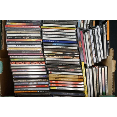 362 - CDs - Around 260 CDs spanning the decades and genres to include Maria McKee, Manfred Mann, Charles M... 