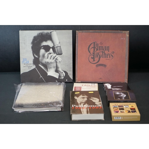 370 - CD's - Eight box sets featuring American artists, to include Bob Dylan The Bootleg Series Vols 1-3, ... 