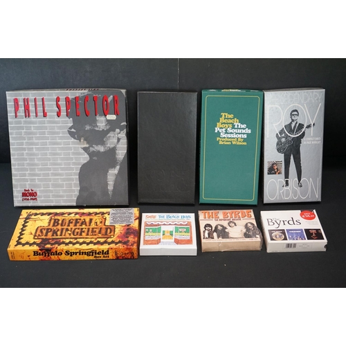 374 - CD's - Eight 1960s related box sets, to include Phil Spector Back To Mono, The Legendary Roy Orbison... 