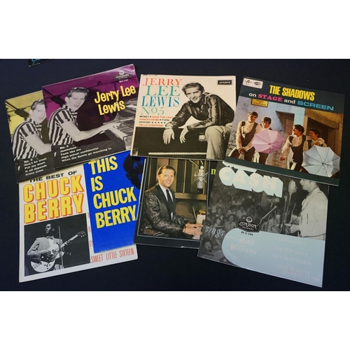 425 - Vinyl - Over 60 UK & French pressing Rock N Roll, Beat EP's including Jerry Lee Lewis x 6, Chuck Ber... 