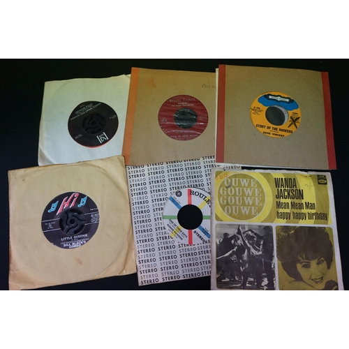 426 - Vinyl - Over 100 US & European mainly Rock N Roll & Rockabilly singles featuring some demos includin... 