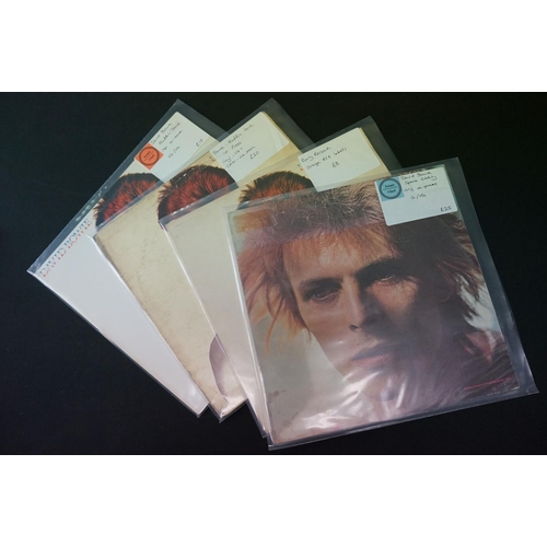 521 - Vinyl - 13 David Bowie LP's and 2 12