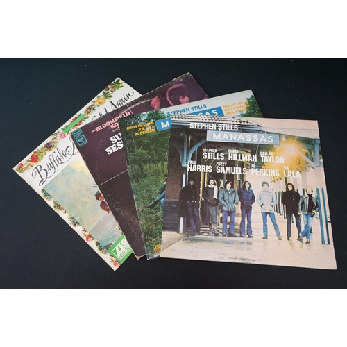 524 - Vinyl - 12 LP's from Crosby Stills Nash & Young (group and solo) to include Deja Vu (2401001) plum l... 