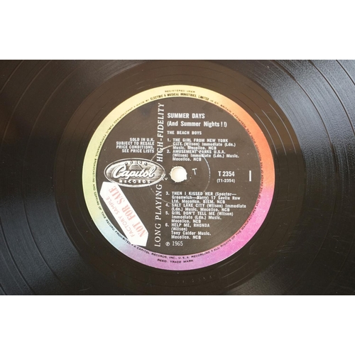 526 - Vinyl - 5 Beach Boys LP's to include Pet Sounds mono early factory sample pressing with sticker to s... 