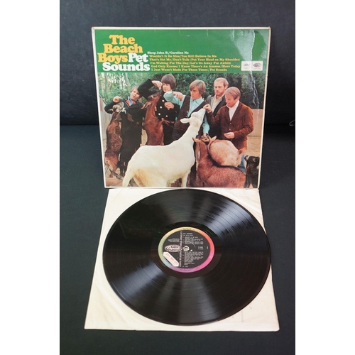 526 - Vinyl - 5 Beach Boys LP's to include Pet Sounds mono early factory sample pressing with sticker to s... 