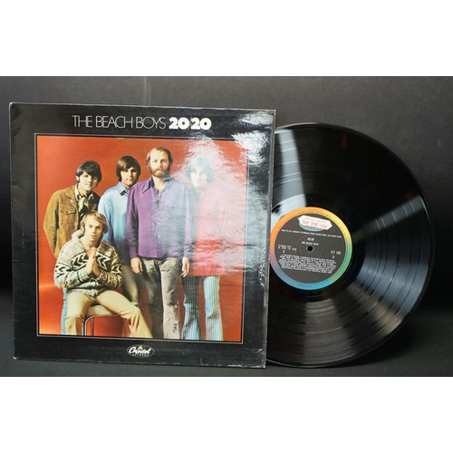 526 - Vinyl - 5 Beach Boys LP's to include Pet Sounds mono early factory sample pressing with sticker to s... 