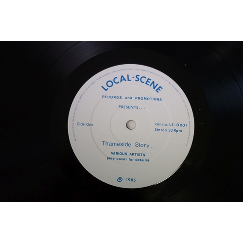 527 - Vinyl - Thameside Story 1985 indie compilation on Local Scene Records LS D 001.  Sleeve & Vinyl Ex