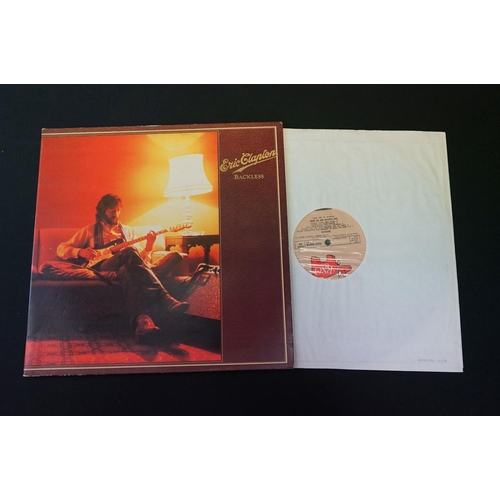 529 - Vinyl - 7 Eric Clapton LP's to include Backless, There's One In Every Crowd, Slowhand x 2 (one Germa... 