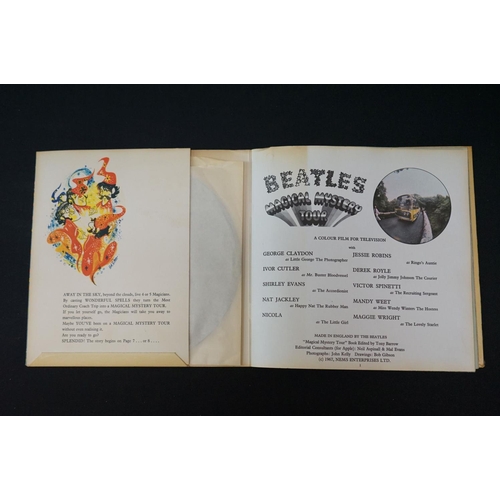 533 - Vinyl - The Beatles Magical Mystery Tour (MMT 1) blue lyric sheet intact.  Sleeve & Vinyl Vg+