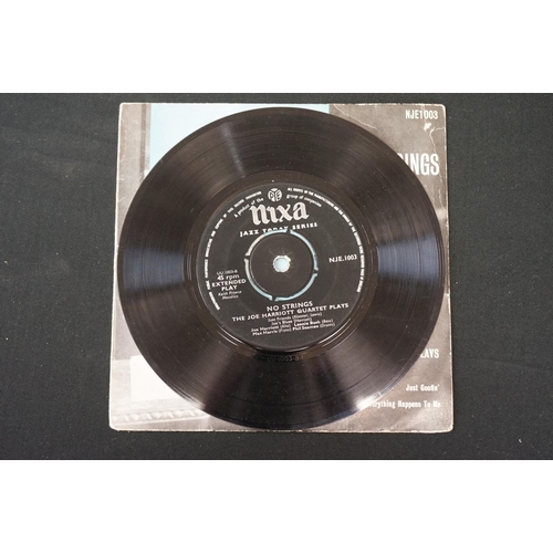 534 - Vinyl - Joe Harriot Quartet No Strings EP NJE 1003 (1955) vinyl vg, sleeves shows wear and ring wear... 