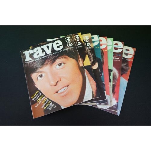 551 - Memorabilia - Rave Magazine - The first 11 copies No 1 to 11 to include The Beatles 007 cover for Is... 