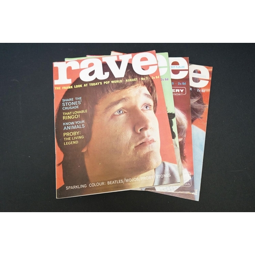 551 - Memorabilia - Rave Magazine - The first 11 copies No 1 to 11 to include The Beatles 007 cover for Is... 