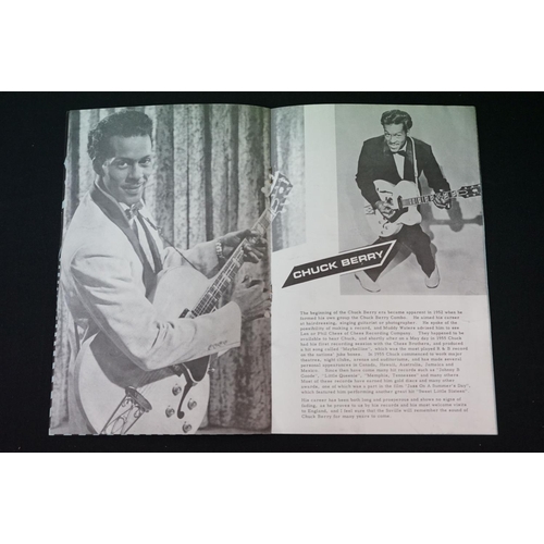 556 - Memorabilia - Chuck Berry programme for Sunday 19th February 1967 Saville Theatre.  Inside back cove... 