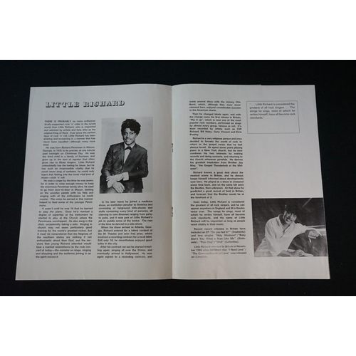 557 - Memorabilia - Little Richard programme for his London concert appearance on 11th December 1966.  Tic... 