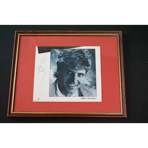 568 - Memorabilia - A Quantity of signed photographs and vinyl, artists include Sherrick, The Hollies (whi... 