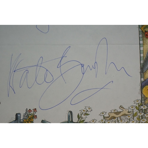 572 - CD & Autograph - Kate Bush The Whole Story CD signed with Lots Of Love message, along with a persona... 