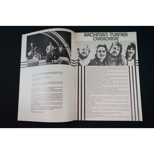 573 - Memorabilia - Led Zeppelin 1975 original Concert programme for Earl Court + 2 tickets for the 18th o... 