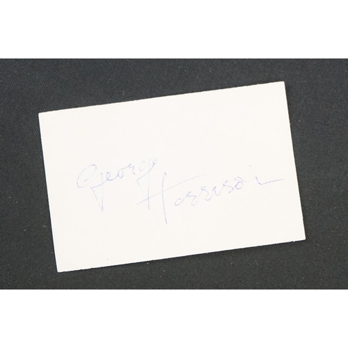 577 - Memorabilia - Full set of The Beatles autographs John Lennon, Paul McCartney, George Harrison, and R... 