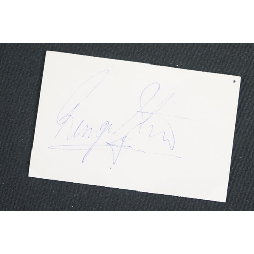 577 - Memorabilia - Full set of The Beatles autographs John Lennon, Paul McCartney, George Harrison, and R... 