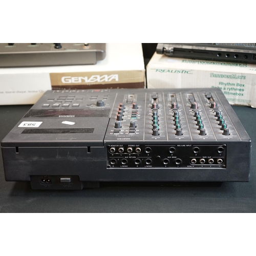 583 - Stereo & Recording Equipment - A Yamaha multitrack cassette recorder, A Reaslistic SessionMate Ryyth... 