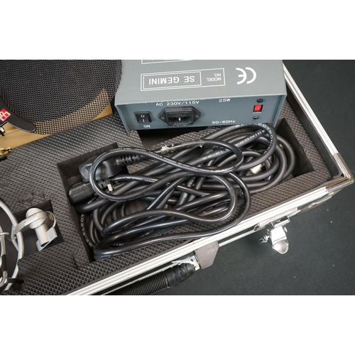 586 - Music Equipment - SE Electronics Gemini Condenser Microphone in original fitted case.  Includes micr... 