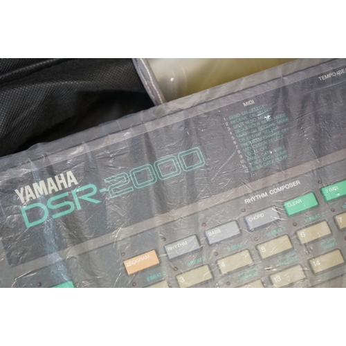 591 - Musical Instrument - A Yamaha DSR 2000 Keyboard with soft case and stand