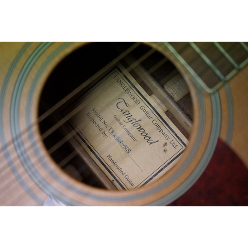 595 - Guitar - Tanglewood TW15N-NS dreadnought acoustic guitar