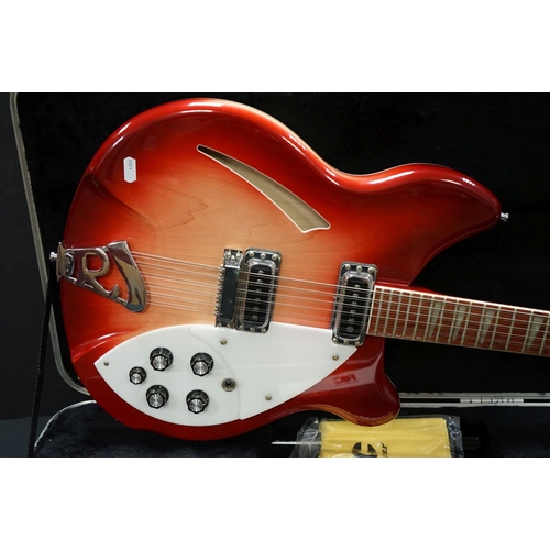 599 - Guitar - A 2006 Rickenbacker 330/12 twelve string electric guitar with Rickenbacker hard case, manua... 