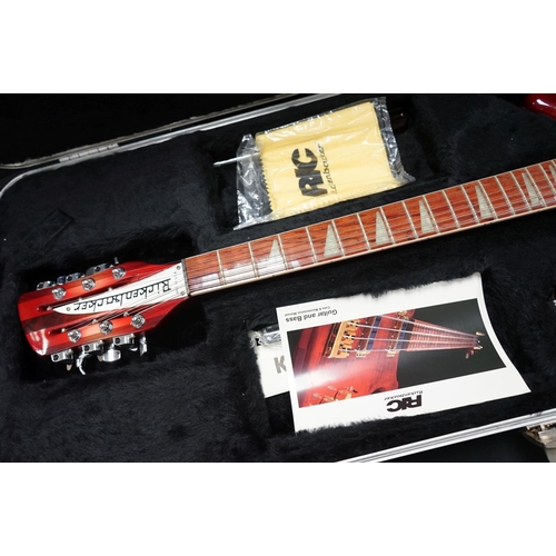 599 - Guitar - A 2006 Rickenbacker 330/12 twelve string electric guitar with Rickenbacker hard case, manua... 