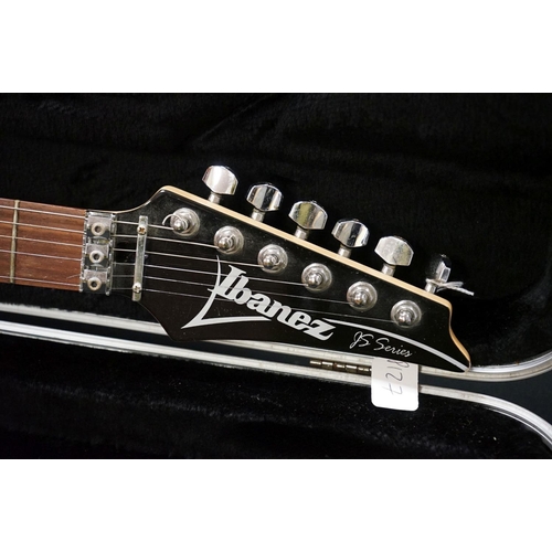 602 - Guitar - A Korean made Ibanez JS series JS 100 electric guitar, along with a Stagg hardcase