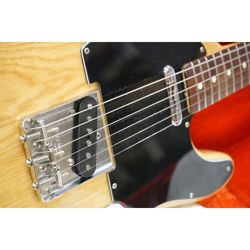 603 - Guitar - 1977/78 USA made Fender Telecaster in natural ash finish.  Comes with original Fender hardc... 