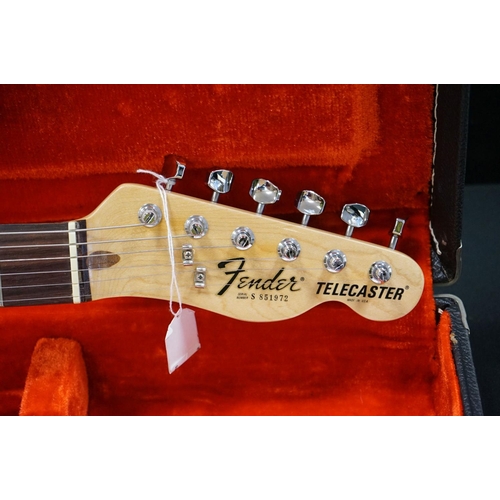 603 - Guitar - 1977/78 USA made Fender Telecaster in natural ash finish.  Comes with original Fender hardc... 