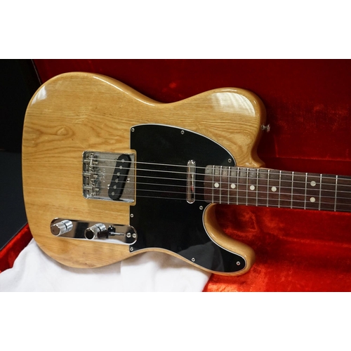 603 - Guitar - 1977/78 USA made Fender Telecaster in natural ash finish.  Comes with original Fender hardc... 