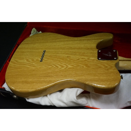 603 - Guitar - 1977/78 USA made Fender Telecaster in natural ash finish.  Comes with original Fender hardc... 